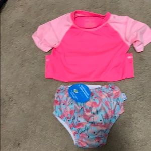 18 month reusable swim diaper and rashgard